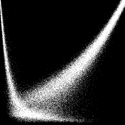 Gene 0 = 0, gene 512 = 1