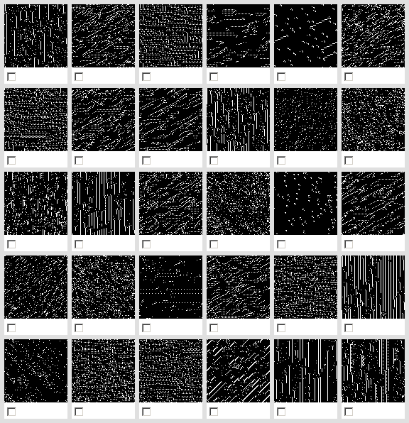 Population after eight selection steps