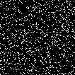 Selected automaton 3, 256×256, iteration 1000