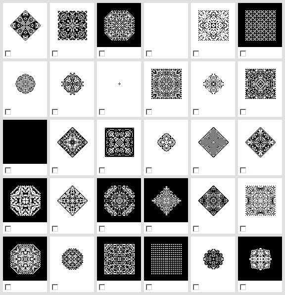 Population after three selections