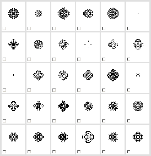 Population after eight selections