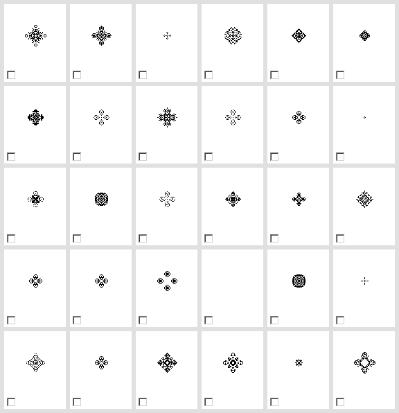 Population after twenty-one selections, iteration 30