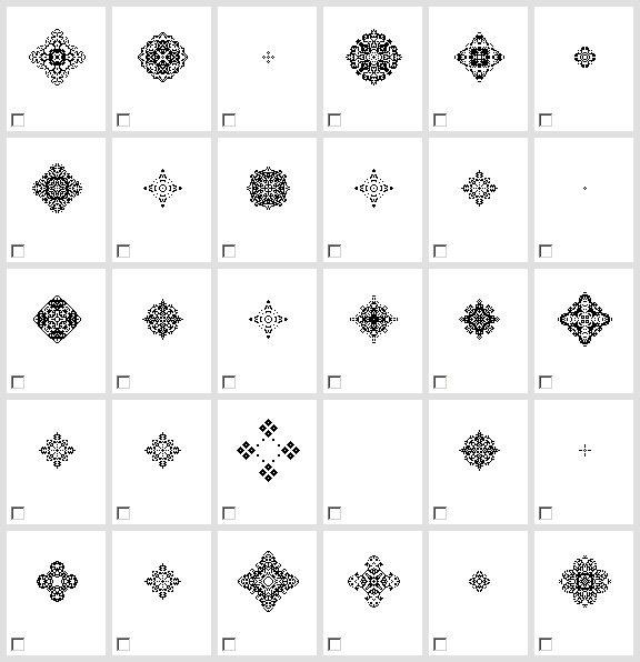 Population after twenty-one selections, iteration 60