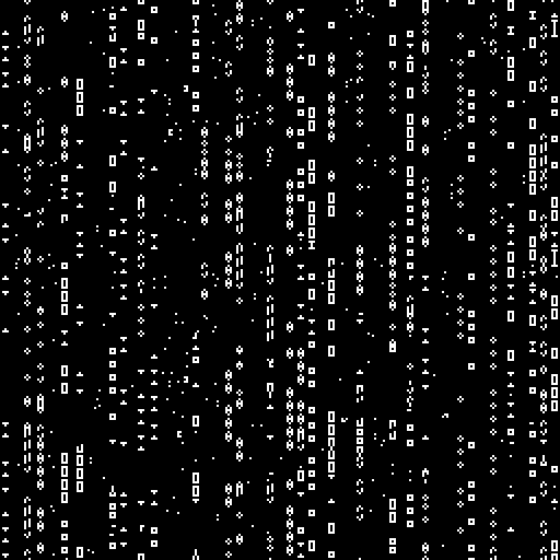 Evolved pair-based automaton 2, 256×256, iteration 10000
