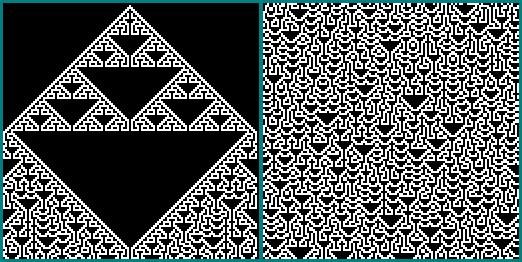 Second-order CA, rule 0011111011001000