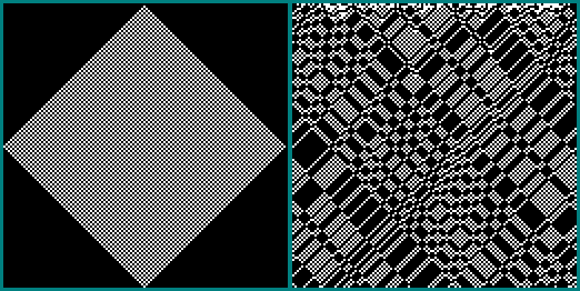 Second-order CA, rule 0110000110010010